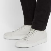 Mens White High Top Sneakers (2)