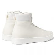 Mens White High Top Sneakers (4)