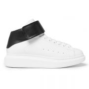 Leather High Top Sneakers (5)