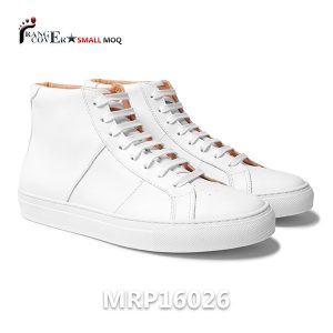 Men's All White High Top Sneakers (1)