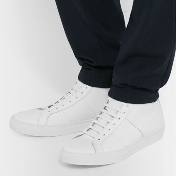 Men’s All White High Top Sneakers (2)