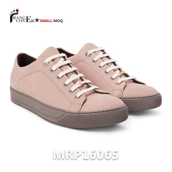 2017 Classic Leather Sneakers Toe Cap Men Pink Suede Shoes