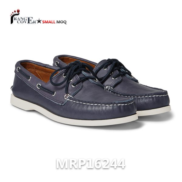 New Arrival Navy Leather Calzado Casual Men Boat Sailing Shoes