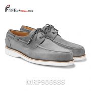 Hot Sell 2 Eyes Mens Suede Leather Boat Sailing Shoes Grey