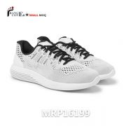 Custom Free Style White Flyknit Mesh Men Running Shoes Sport Shoes